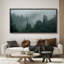 Art mural sur toile Foggy Evergreen Forest-116517455-116517454