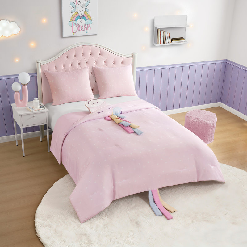 Ensemble d'édredon réversible 3 pièces 3D Animal pour enfants, Lit double