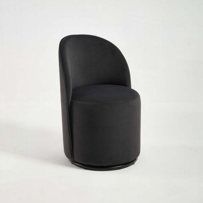 360 Degree Swivel Velvet Dining Chair