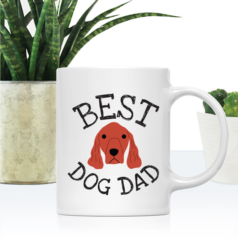 Tasse à café Best Dog Dad, Setter irlandais