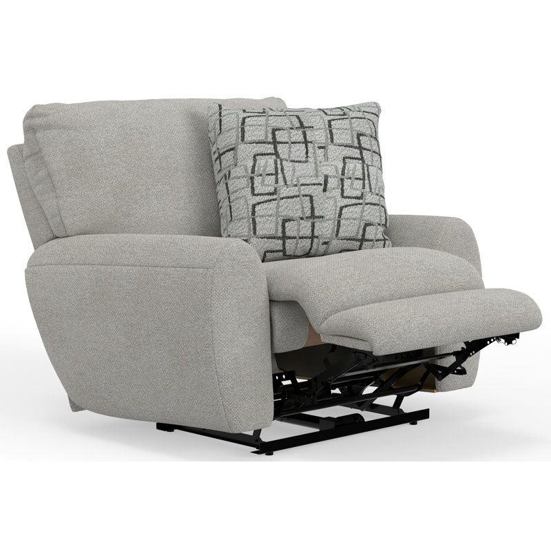 Fauteuil inclinable électrique Beyla, Polyester crème