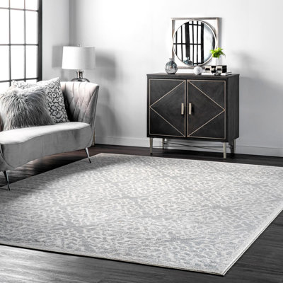 Isidore Damask Area Rug