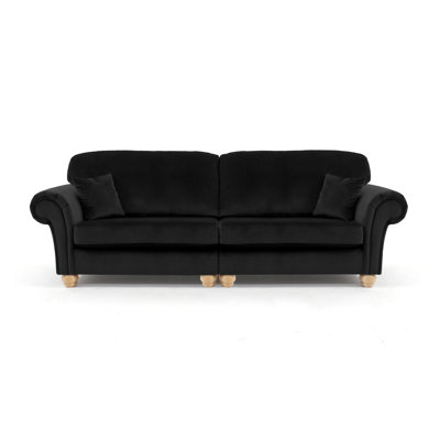 Foreston 4 Seater Velvet Sofa