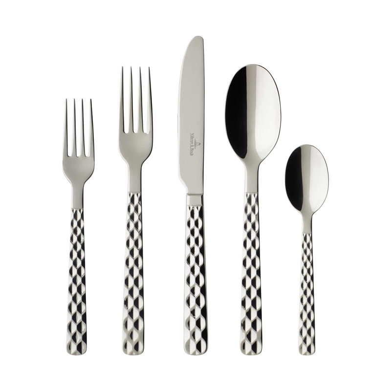 Boston Cutlery 18/10 Stainless Steel 20 Piece Flatware Set, Service For 4