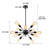 Merilyn 12 - Light Sputnik Sphere Chandelier-626530470