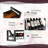 Tiante 10 Bottle Wall Mounted Wine Bottle & Glass Rack in