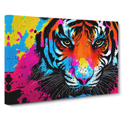 Tiger Splash Vol.6 Abstract - Wrapped Canvas