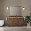 Brookfield 59.88'' W Double Bathroom Vanity Base-1070744329