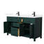 Beckett 60" Freestanding Double Bathroom Vanity with Quartz Top-1942309804-1942309809-1942309811