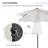 Outsunny Solar Umbrella