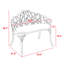 Banc de patio Tulip avec coussin pour une assise confortable