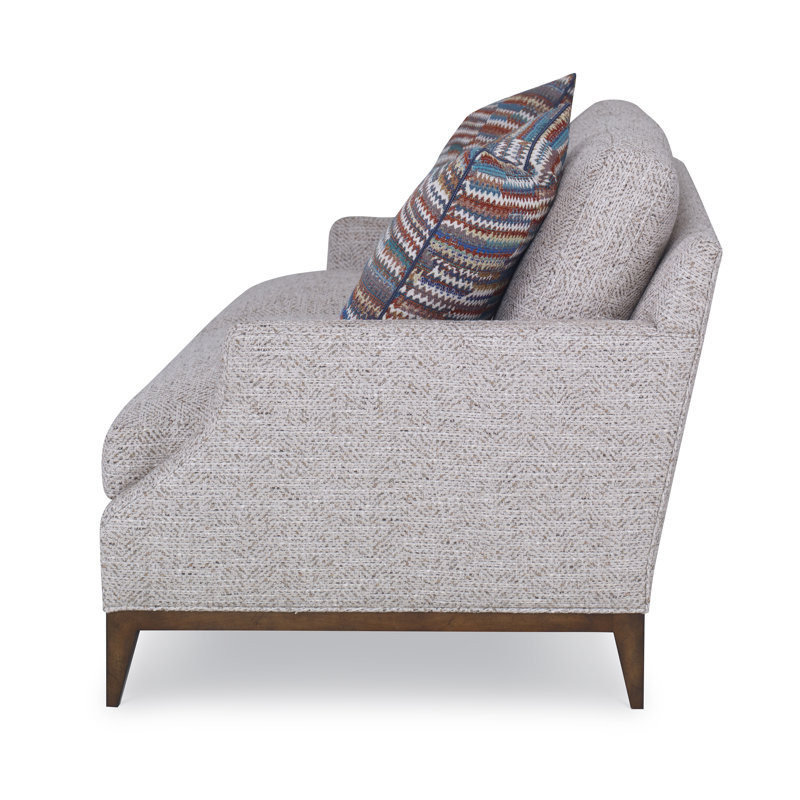Porter Sofa, American Walnut, Elise Linen