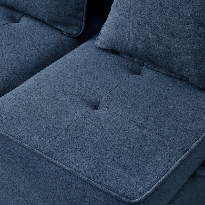 Fauteuil convertible 4 en 1, Bleu