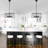 20" 5-Light Dimmable Durm Chandelier with Adjustable Height-1278635718