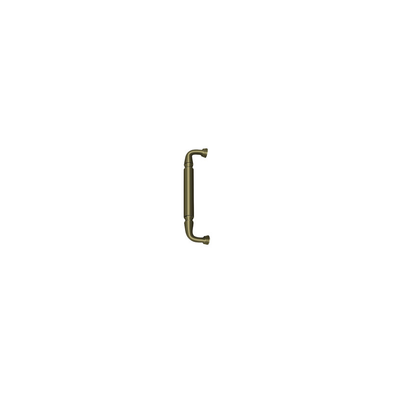 Deltana DP2575U5 Door Pull without Rosette, 10" in Antique Brass, Antique Brass
