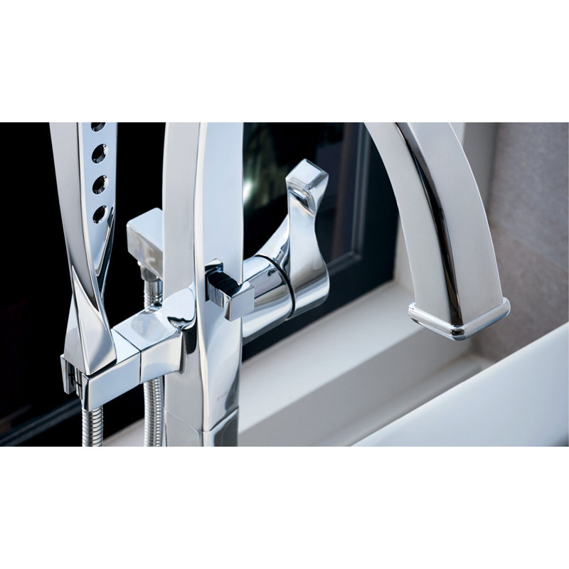 Virage® Single-Handle Freestanding Tub Filler, Chrome