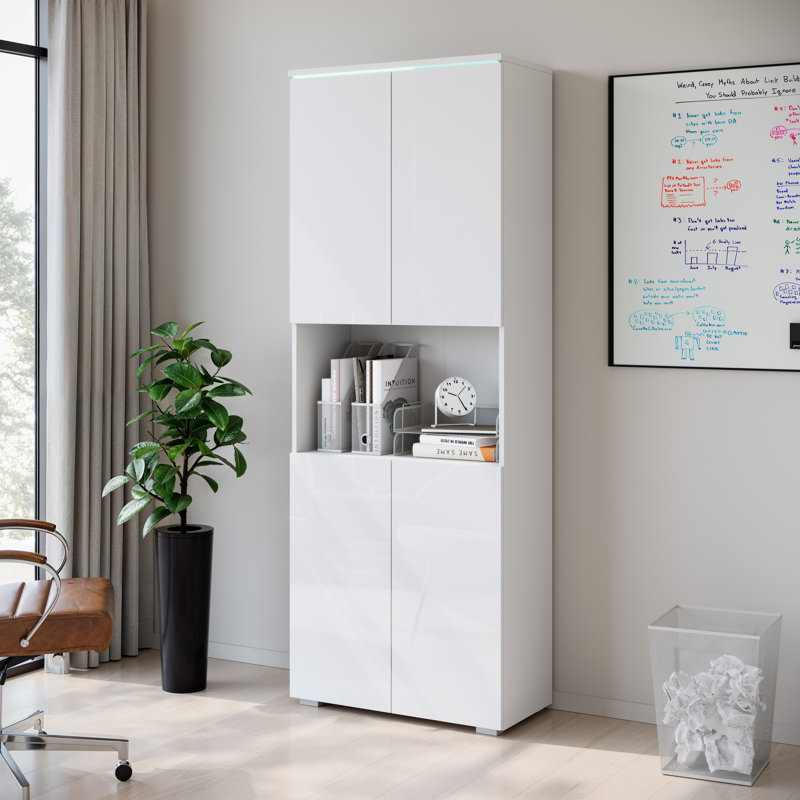 Tarcia Storage Cabinet, White