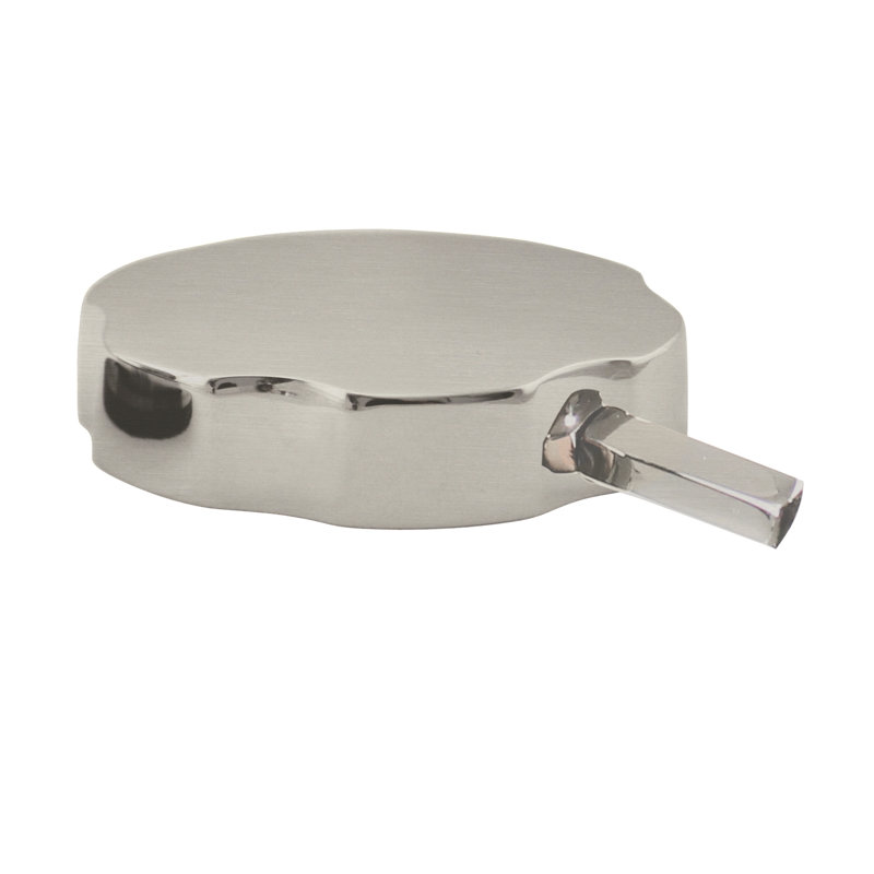 Lever Assisted Replacement Trim for Cable Drive Bath Drain Waste & Overflow Assemblies, Satin Nickel