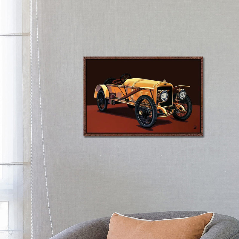 Hispano Suiza T15 Alfonso XIII 1912 1 Piece Floater Frame Wall Art on Canvas