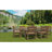 Patio Dining Chair With Armset Set Of 2,  HIPS Materialwith Imitation Wood Grain Wexture Chair For Deck Pool Backyard-721762747