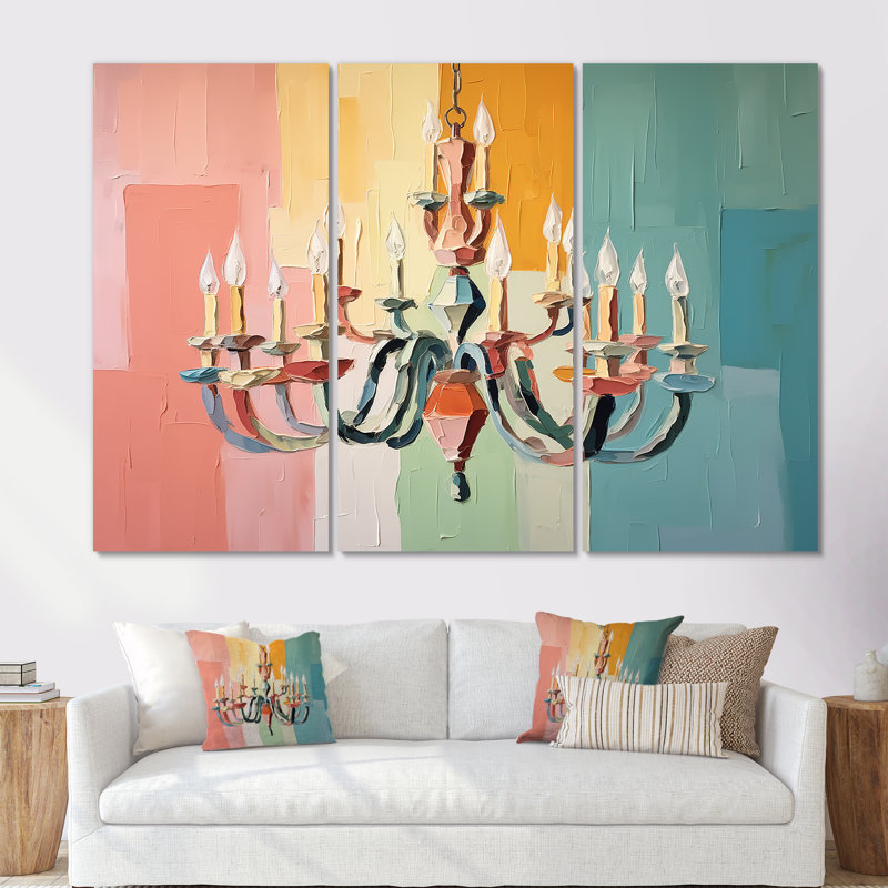 Lustre baroque Brilliance - lustre, art mural, Toile tendue, H 28 po x l 36 po x P 1 po