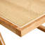 Chaise d'extérieur en bois massif Aro, chaise berçante en rotin, fauteuil