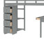 Lit mezzanine simple Putman avec bureau intégré-1646022468