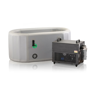Baignoire plongeante ovale portative à bain glacé ovale portable avec refroidisseur