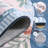 8x10 Large Vintage Garden Area Rug, Non-Slip Washable Low-Pile Floral Print Stain Resistant Foldable Carpet for Dining Room Playroom Office-129531899