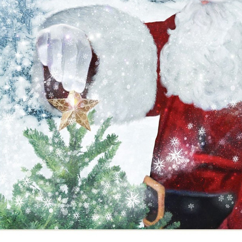 Ensemble de deux «Santas Blessings», reproduction d'art encadrée
