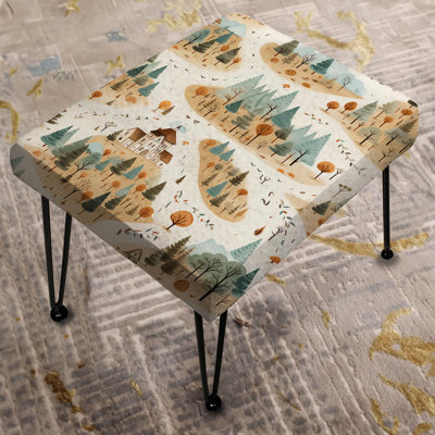Tresia - Abstract Rectangle Ottoman