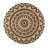Zinia Hand-Woven Round Jute and Sisal Rug-220529042