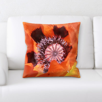 Poppy Throw Pillow