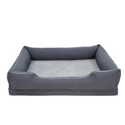 5 lits pour chien orthopédiques imperméables avec housse amovible lavable, mousse de soutien