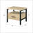 Yawan Oak & Black Finish Accent Table