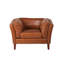 Fauteuil club en similicuir 41 "Creekmore