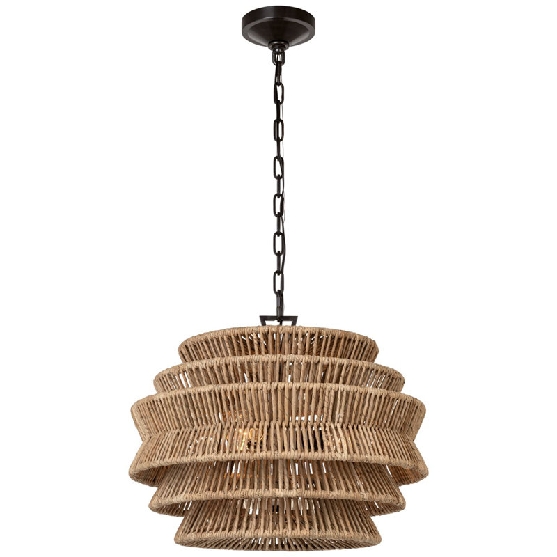 Antigua 3 - Light Chandelier, 14.5" H x 22" W x 22" D