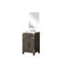 18 po De meuble-lavabo profond avec robinetterie de salle de bain profonde en chêne brun-598267364
