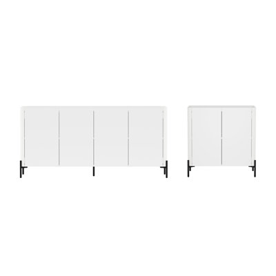 Abbey Accent Cabinet and Sideboard Set by Manhattan Comfort