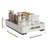 Pull Out Cabinet Organizers 14.5" Deep Slide Out Drawers Fixed with Adhesive Film for Pots-1936009300