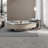 Light luxury oval marble coffee table-122914013