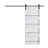 Sliding Barn Door With Four Levels Shelfs With Hardware Kit Included-98117866-114490512
