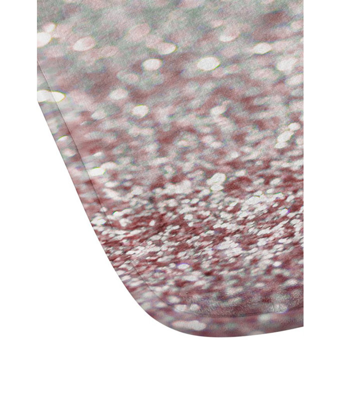 Memory Foam Non-Slip Bath Rug, Pink