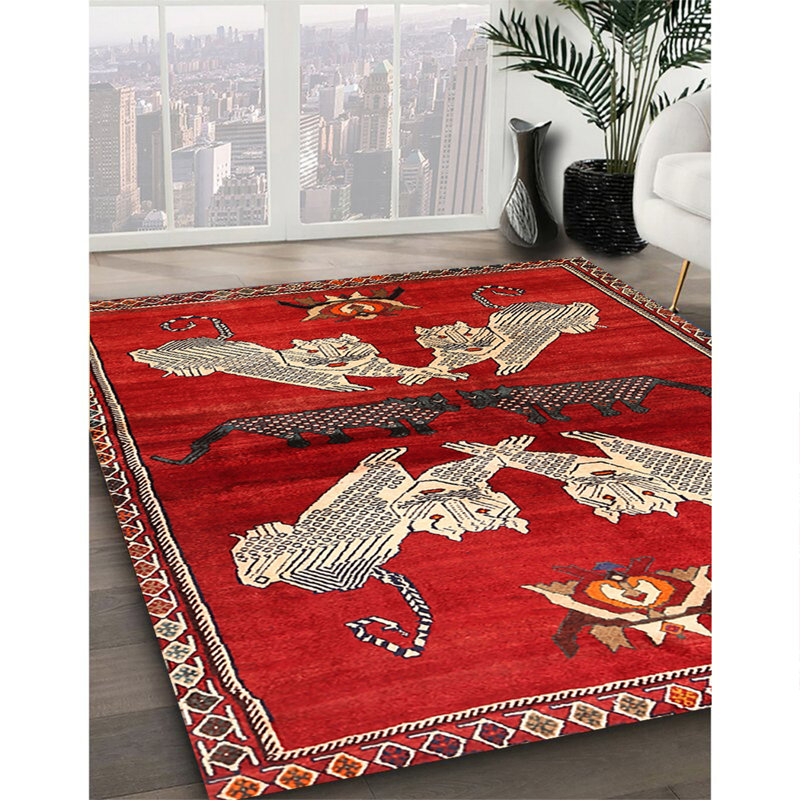 Oriental Indoor Rug, Square 4'