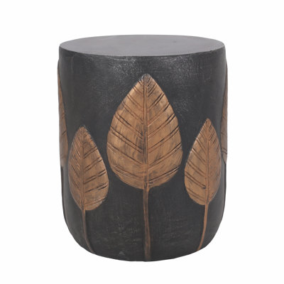 Outdoor LightWeight Concrete Side Table,Copper