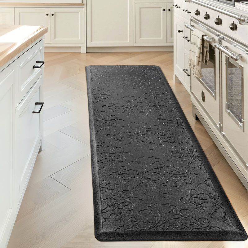 Jaidan Anti-Fatigue Non-Skid Waterproof Kitchen Mat, Black