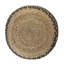 Repose-pieds 18 po en jute brun clair