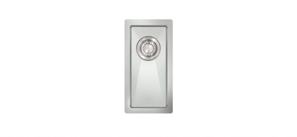Tenline Series 1 Bowl Stainless Steel Undermount Kitchen Bar Sink - 210x440mm
