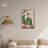Green Martini Girl Canvas Boho Colorful Wall Art by Art Remedy-104321530-111664721