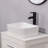 KGAR 12'' White Ceramic Rectangular Bathroom Sink